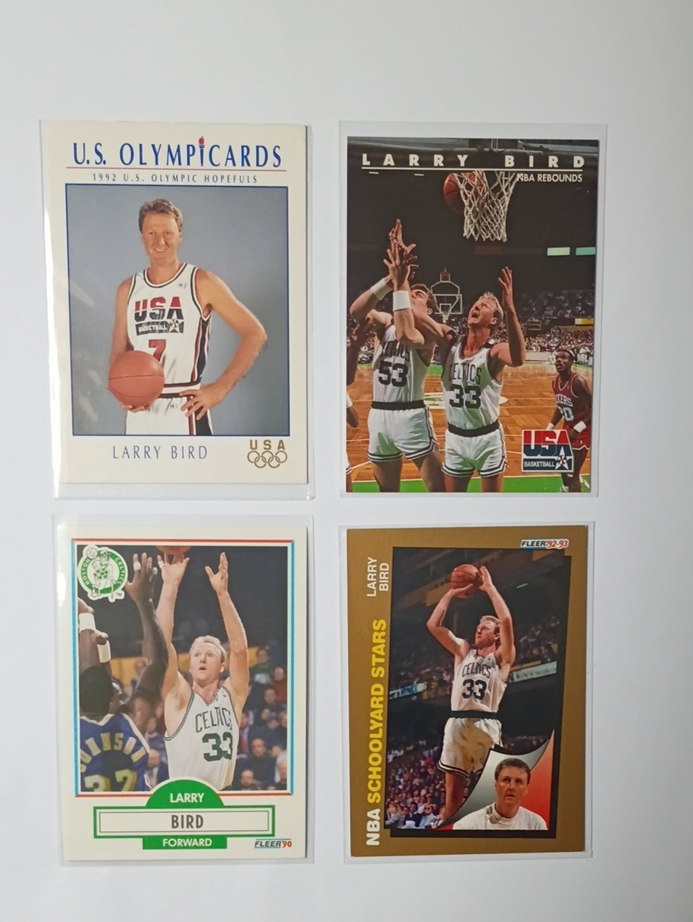 Larry Bird Collectible Basketball Cards